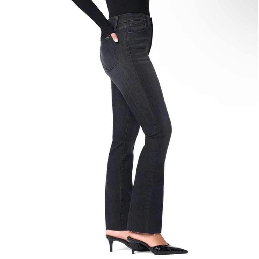 Joe's Jeans High Rise Curvy Bootcut Appaloosa Raw Hem Jeans 26 NEW